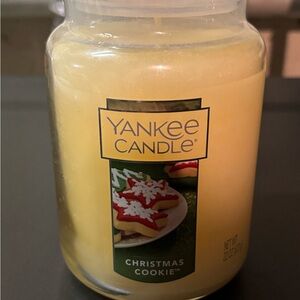 Never used Christmas cookie yankee candle